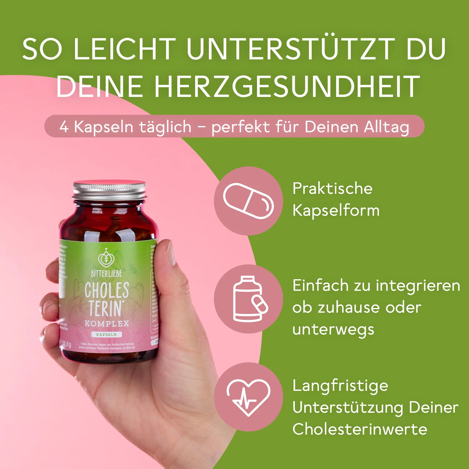 BitterLiebe Cholesterin* Komplex - 3er Set - Image 4