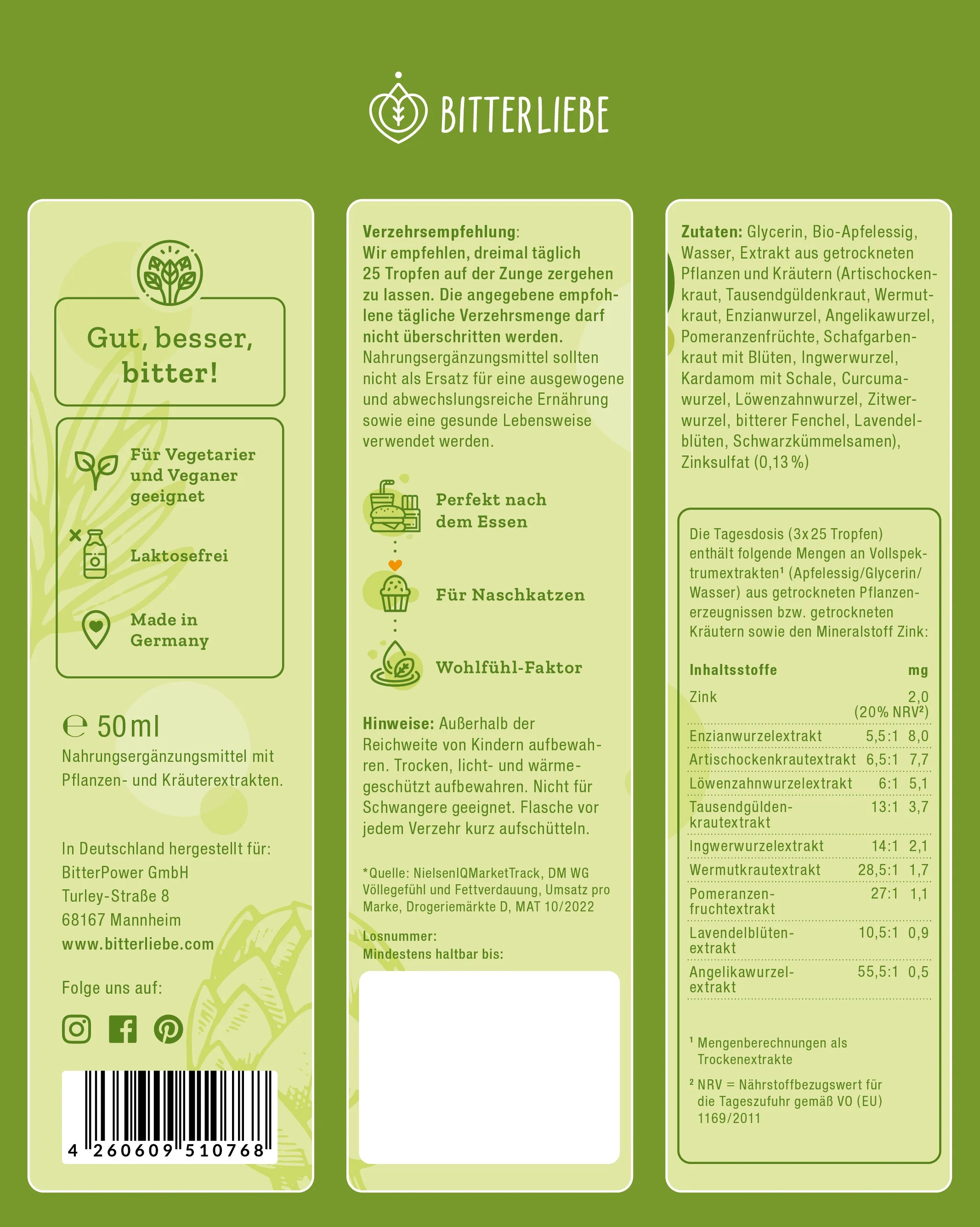 BitterLiebe Tropfen mild - ohne Alkohol - Image 12