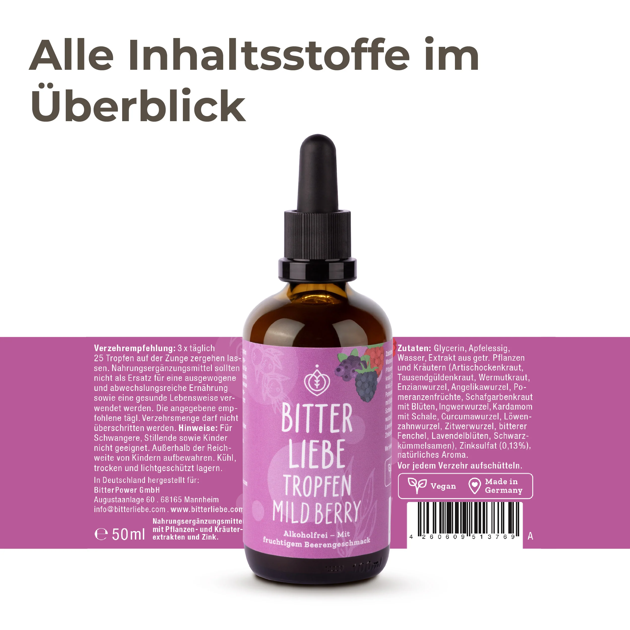 BitterLiebe Tropfen Mild Berry - Image 8